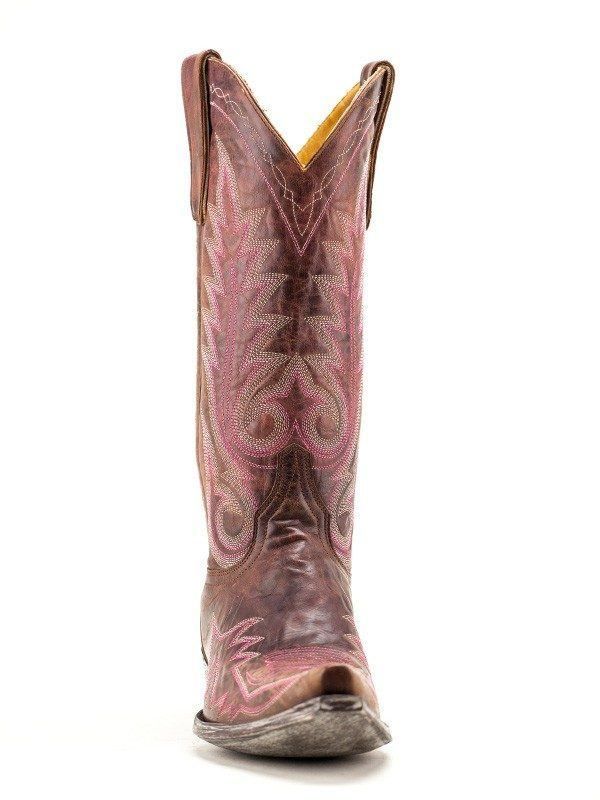 Old Gringo Nevada 13" Vesuvio Brass and Pink Boots