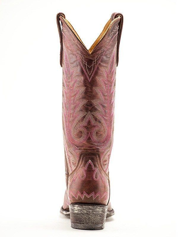 Old Gringo Nevada 13" Vesuvio Brass and Pink Boots