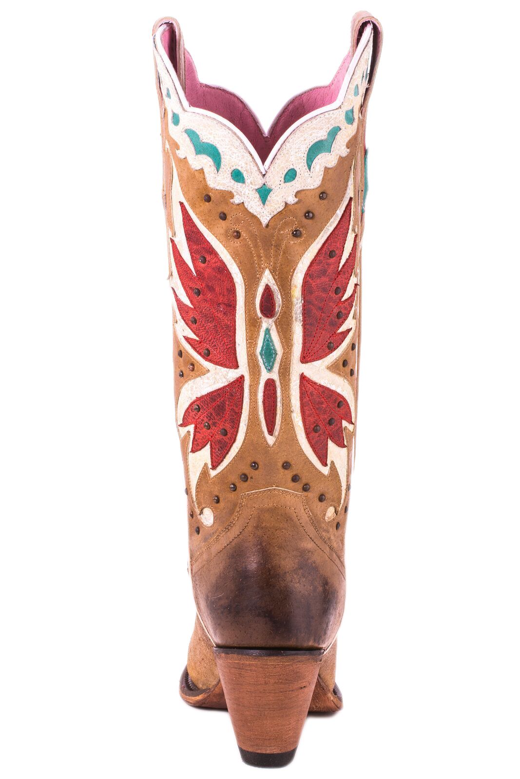 Junk Gypsy Day Dreamer Studded Boots in Tan