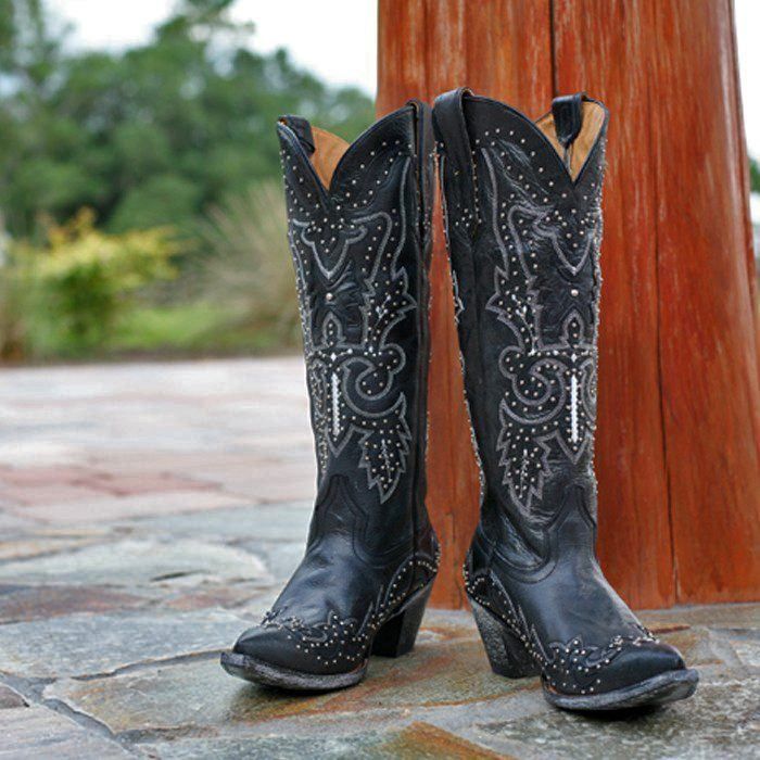 Johnny Ringo Sagrada Collection Barsalone Black 15" Boots