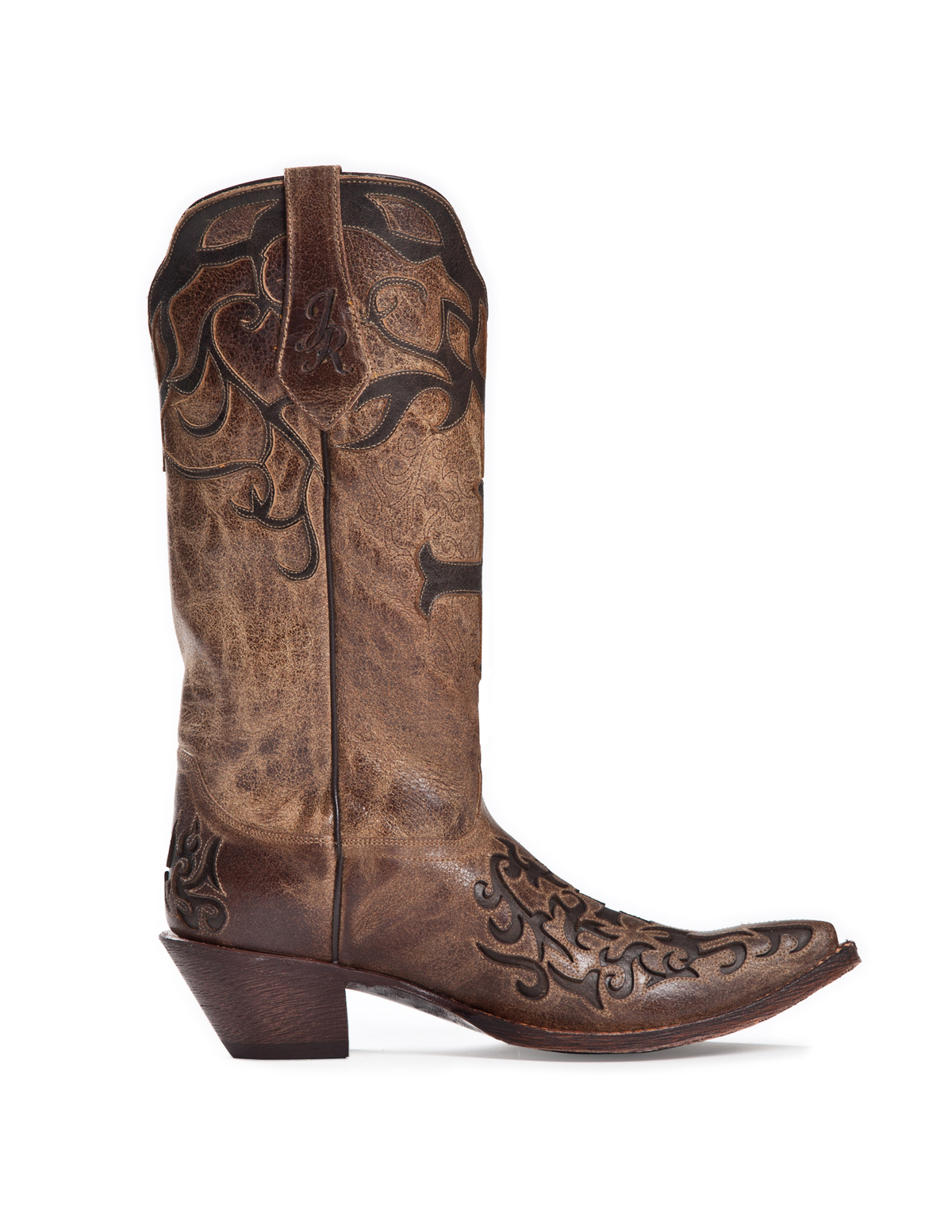 Johnny Ringo Sagrada Collection JRS405-10X Cowhide Cross Inlay