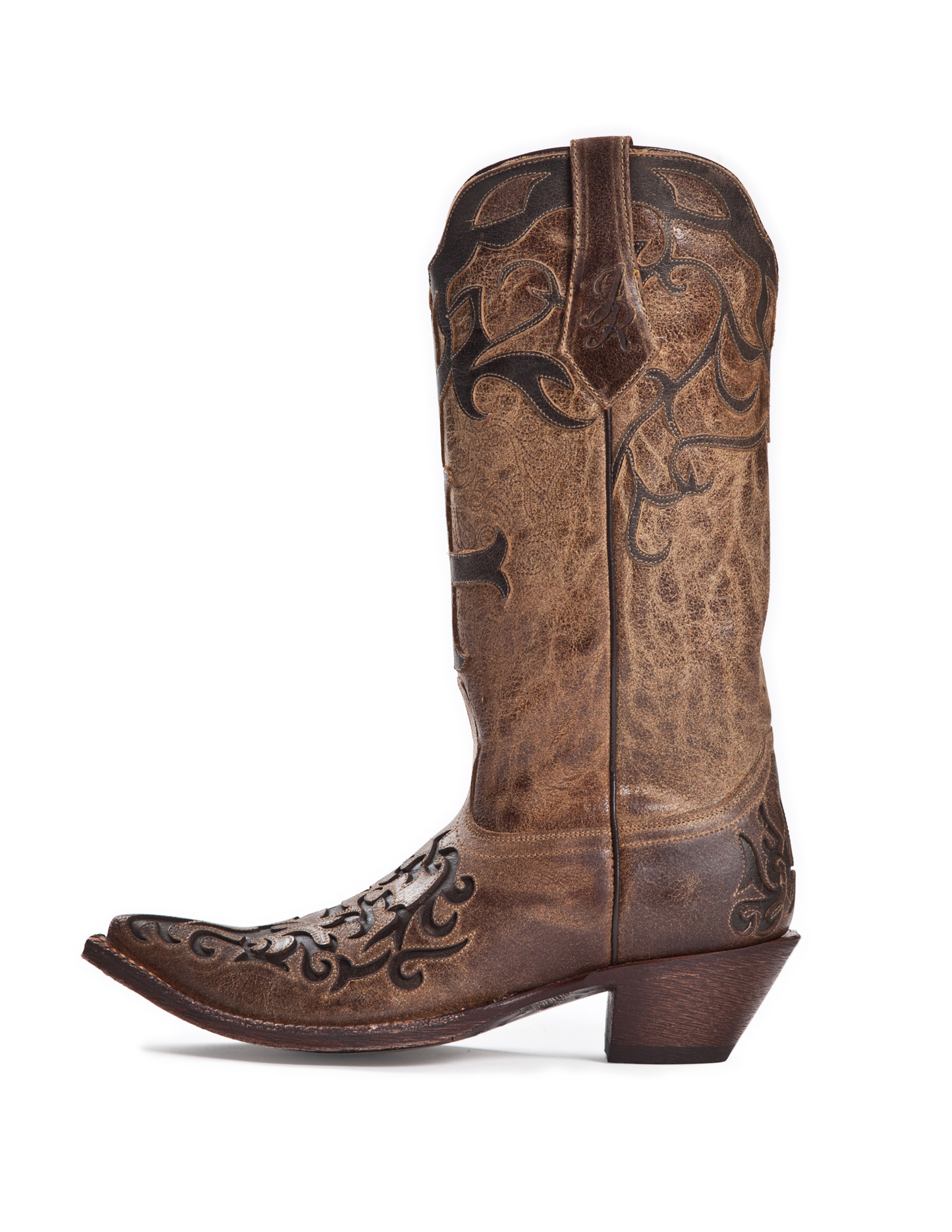 Johnny Ringo Sagrada Collection JRS405-10X Cowhide Cross Inlay