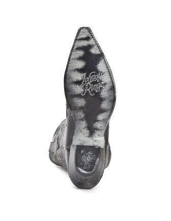 Johnny Ringo Sagrada Collection Black Crackle Boots