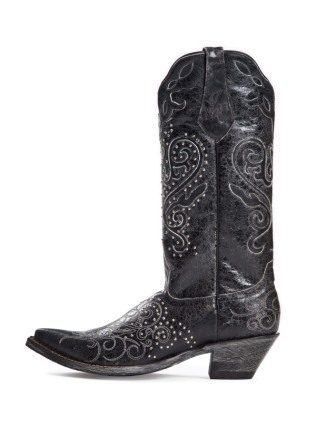 Johnny Ringo Sagrada Collection Barn Black Boots