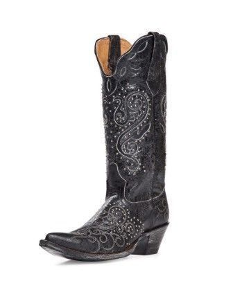 Johnny Ringo Sagrada Collection Barn Black Boots