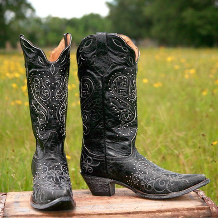 Johnny Ringo Sagrada Collection Barn Black Boots