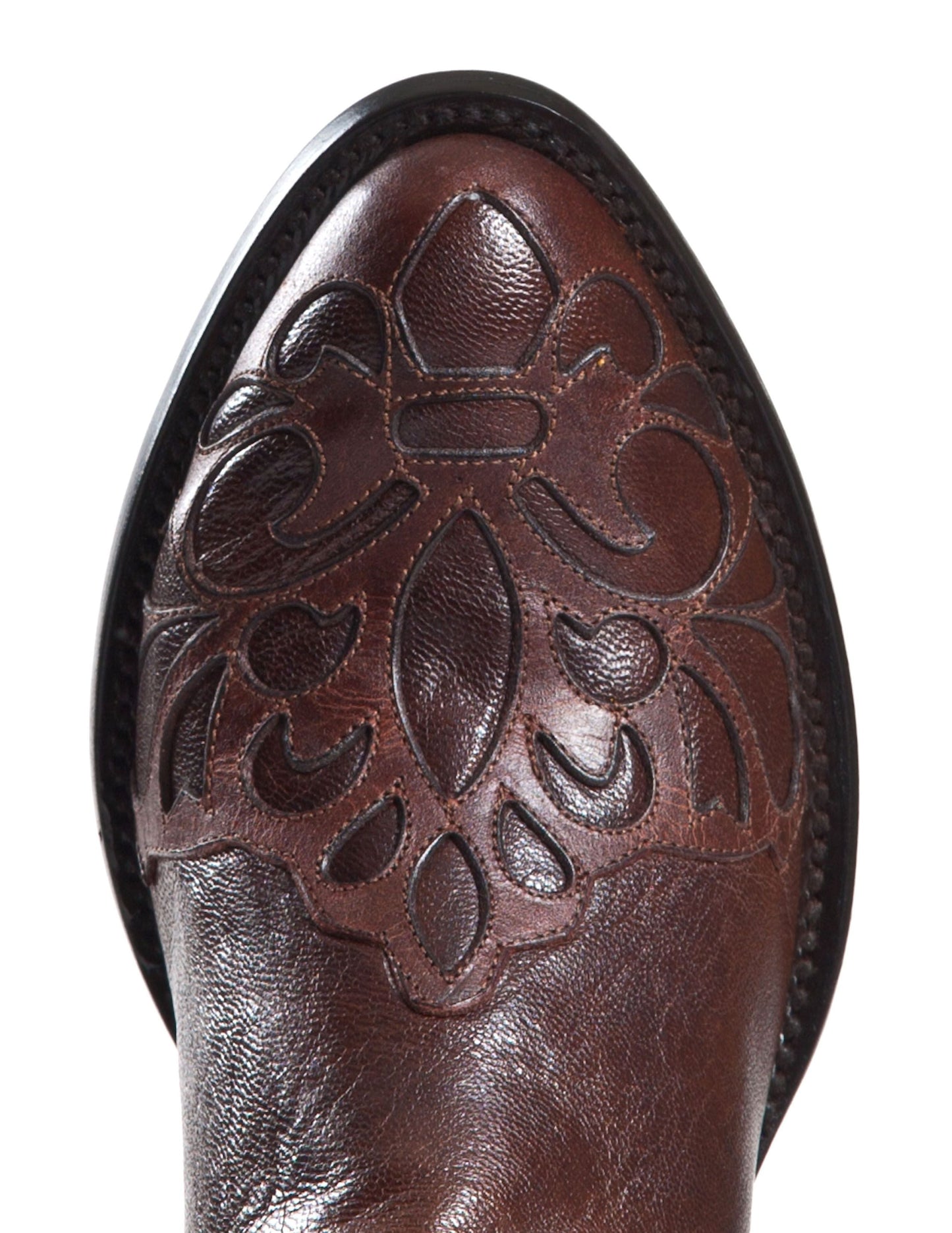 Johnny Ringo Sagrada Collection Volcano Cobre Boot with Fleur De Lis Inlay