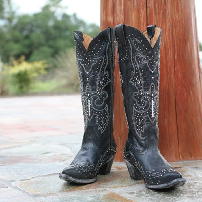 Johnny Ringo Sagrada Collection Barsalone Black 15" Boots