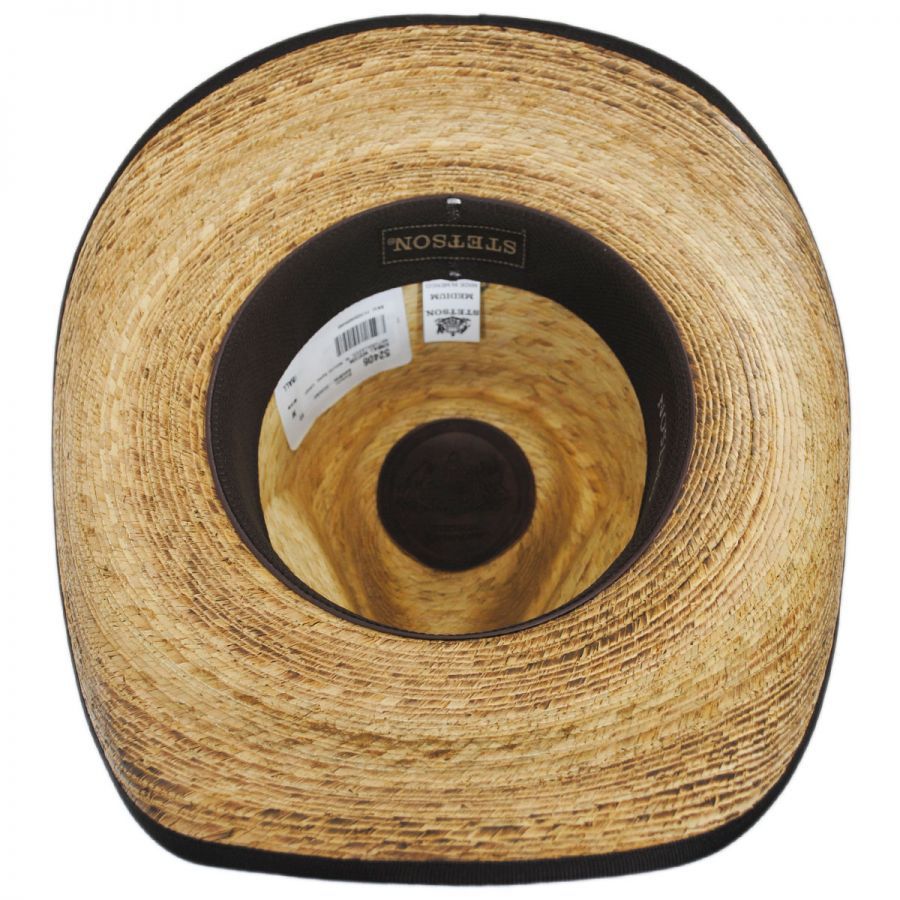 Kimball Palm Leaf Straw Western Hat by Stetson