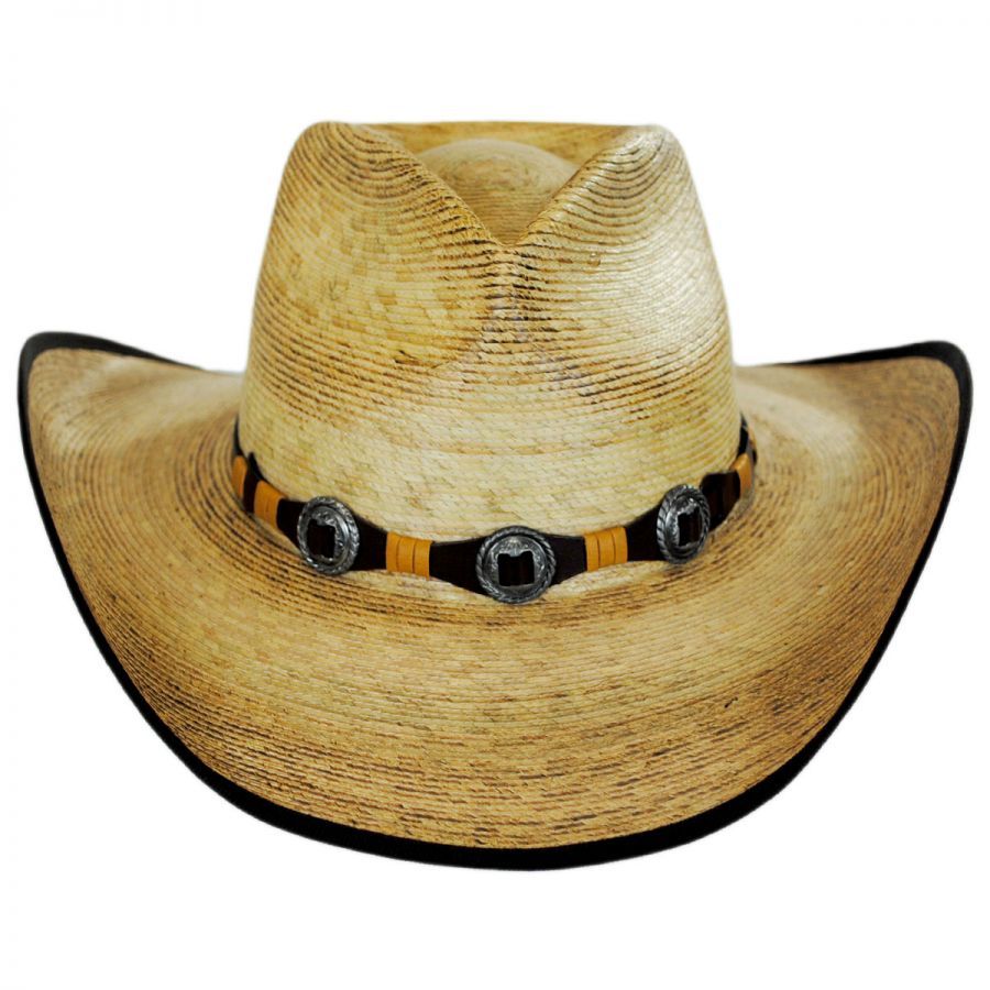 Kimball Palm Leaf Straw Western Hat by Stetson