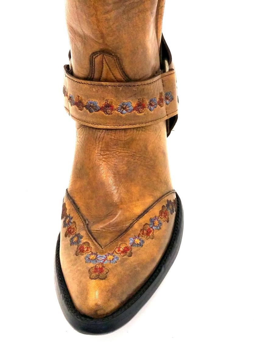 Old Gringo Hannagayla Yellow Boots With Harness Detail