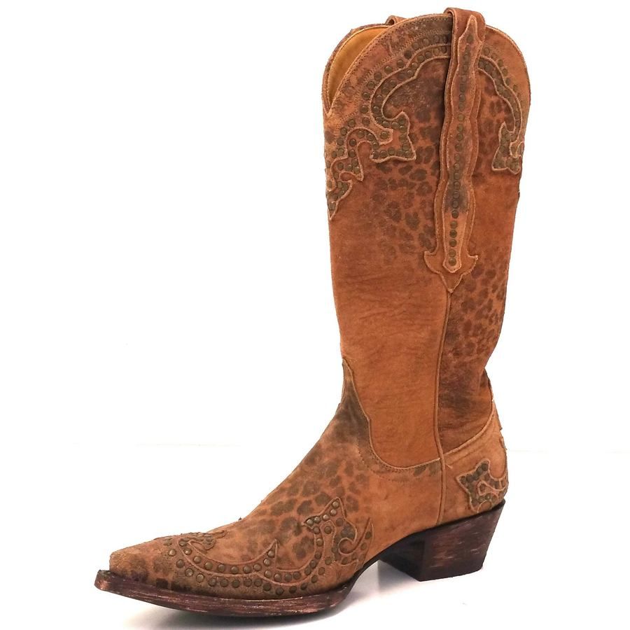 Old Gringo Clarita 13" Ochre Leopard Boot