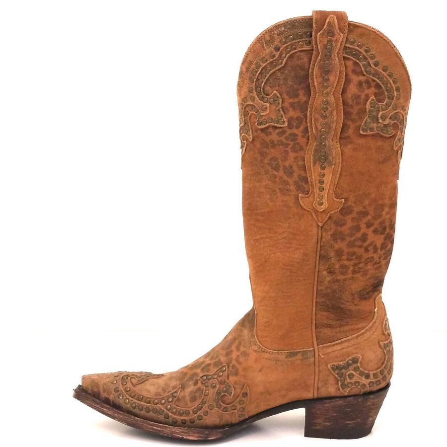 Old Gringo Clarita 13" Ochre Leopard Boot