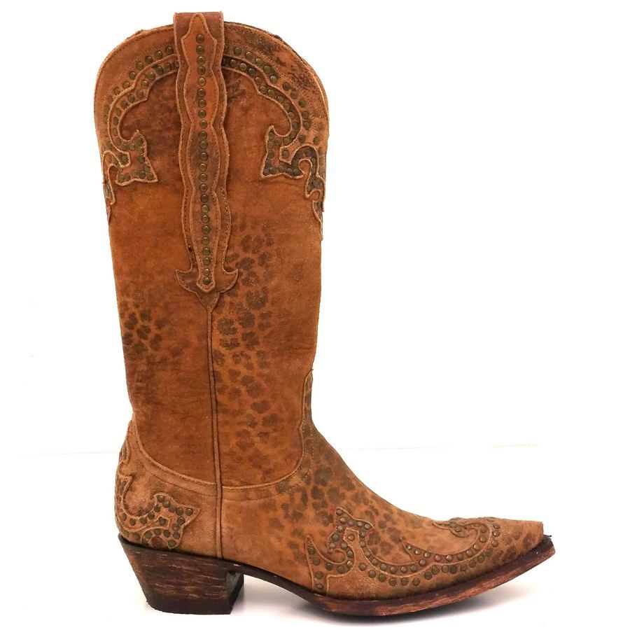 Old Gringo Clarita 13" Ochre Leopard Boot