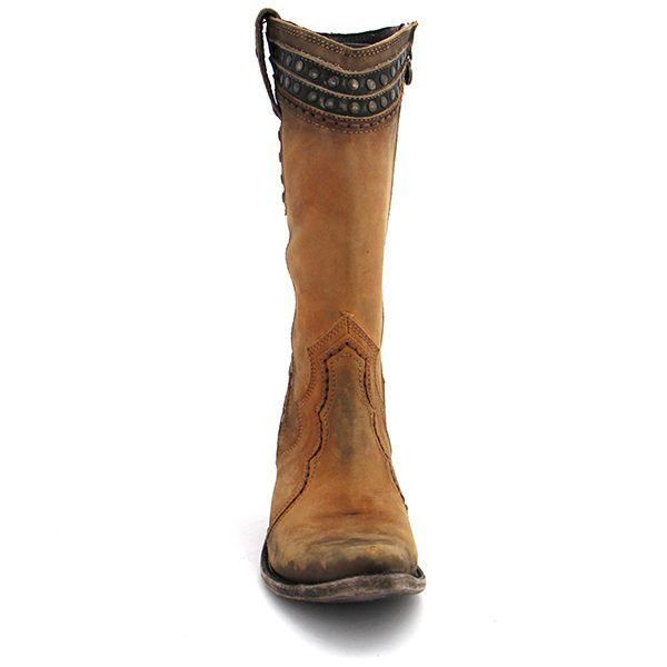 Liberty Black Point Miel Double Stud Boots