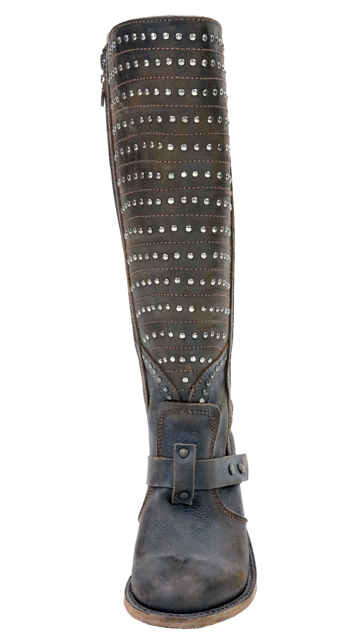 Liberty Black Vintage Cafe Studded Boots