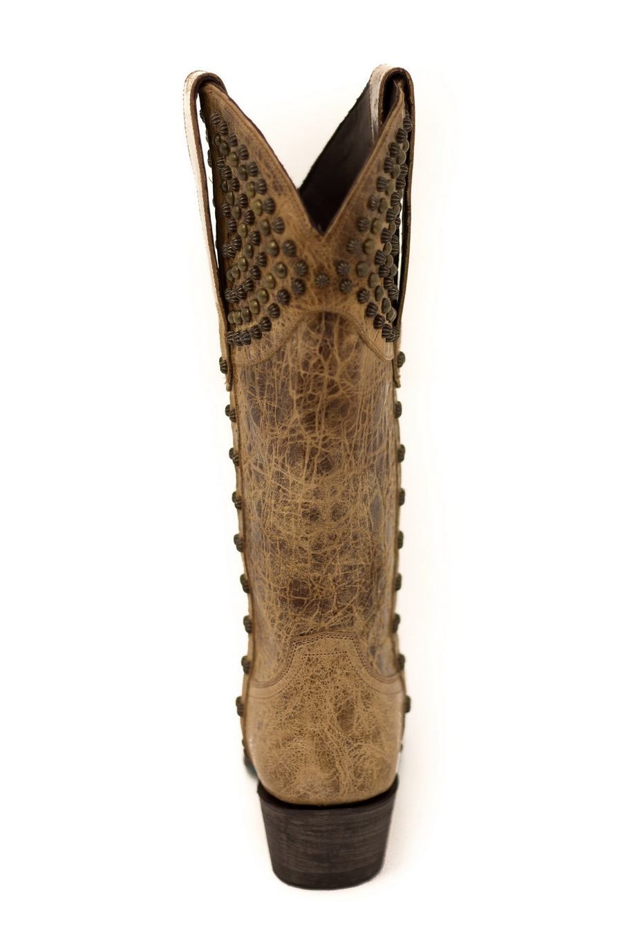 Lane Rock On Boots With Antique Brass Studs