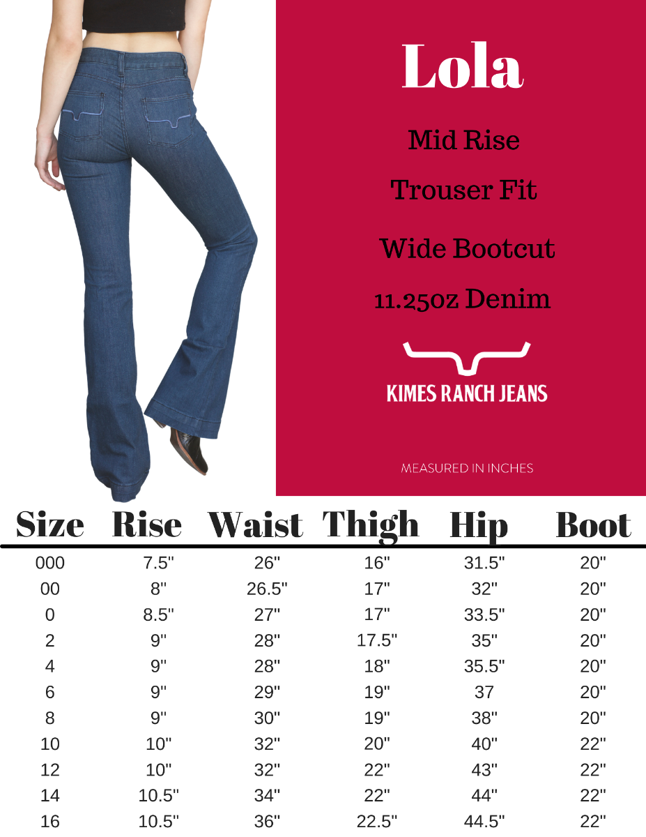 Lola Raw Hem Jean Blue by Kimes Ranch