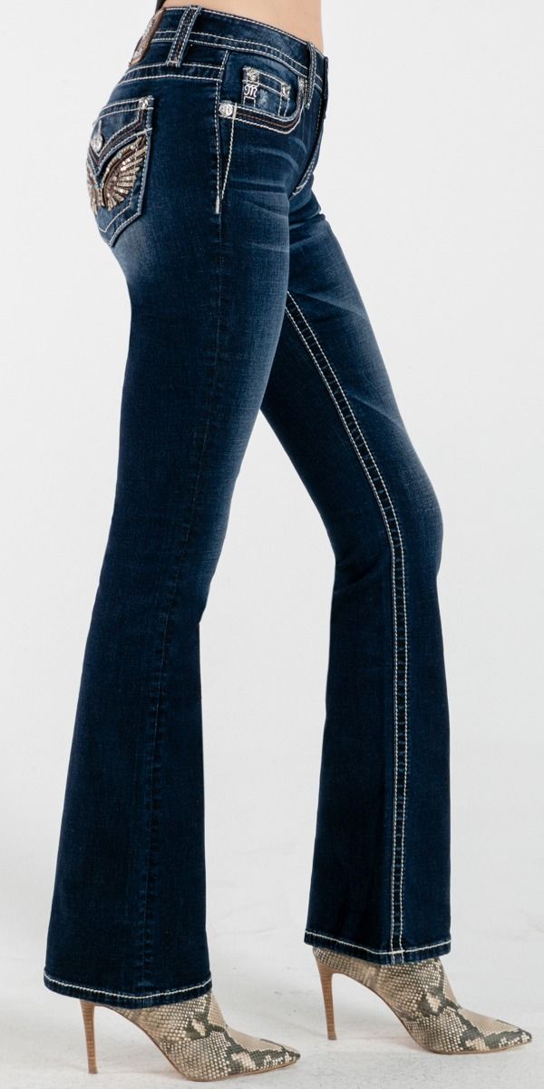 Miss Me Mid Rise Boot Cut Jean M3080B26