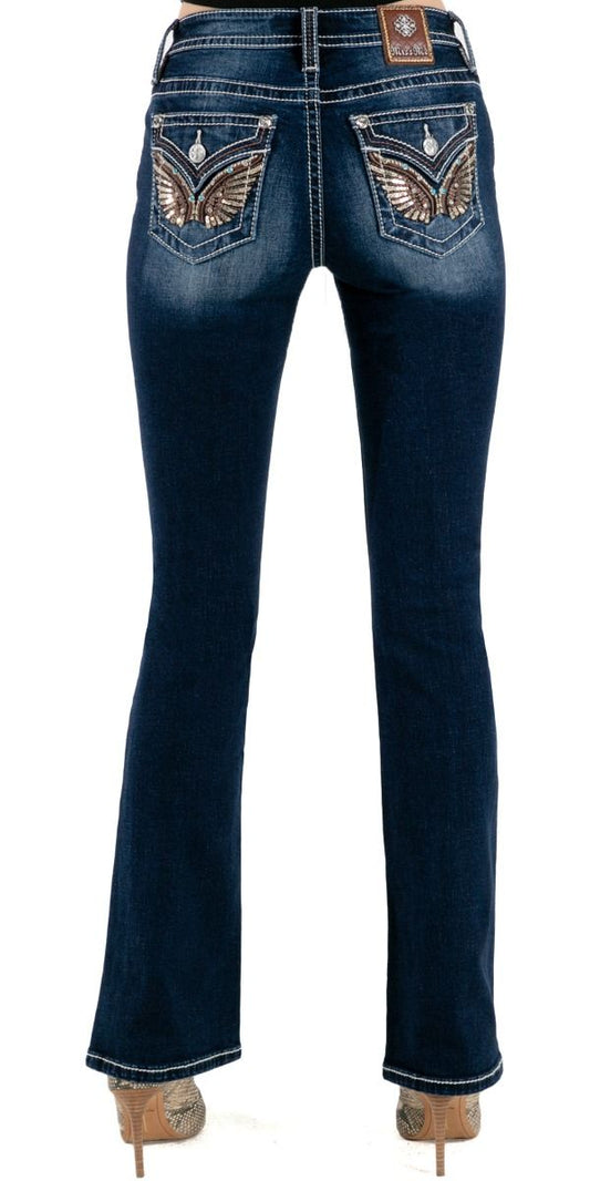 Miss Me Mid Rise Boot Cut Jean M3080B26