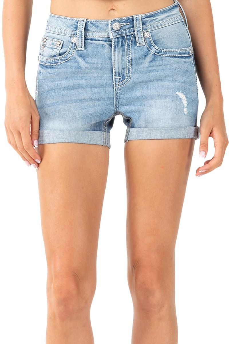 Miss Me Mid-Rise Shorts M3636H47