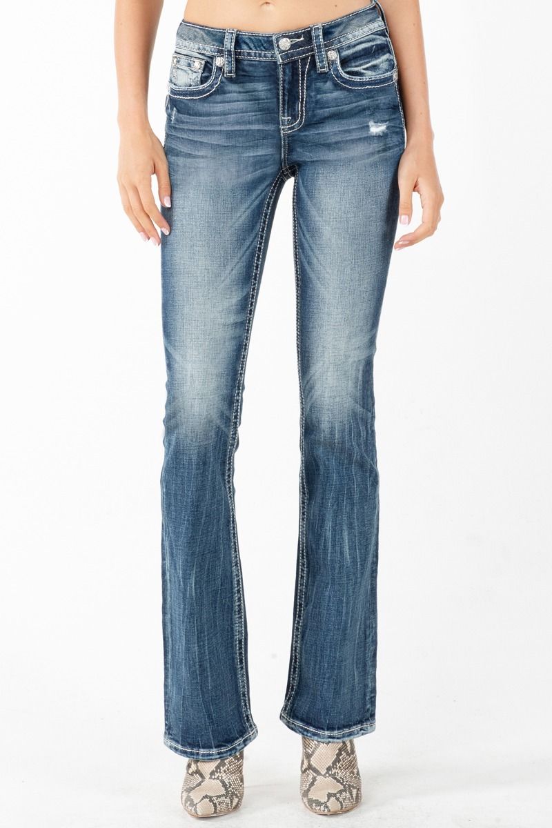 Miss Me Mid-Rise Boot Cut Jean