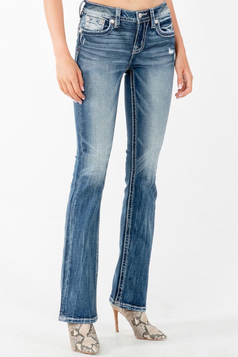 Miss Me Mid-Rise Boot Cut Jean