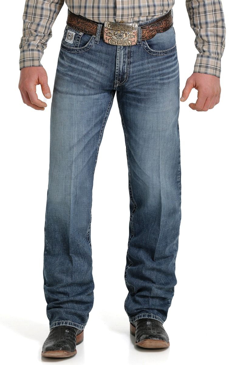 Men's Relaxed Fit White Label In Medium Stonewash By Cinch