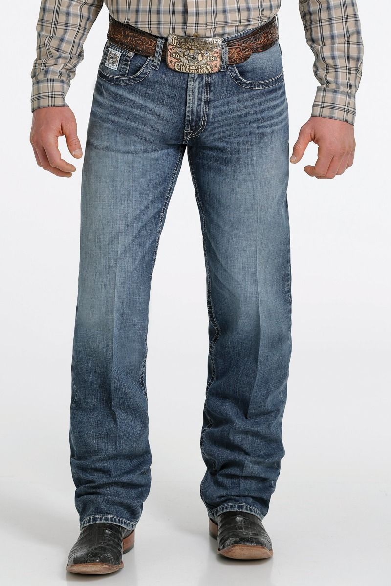 Men's Relaxed Fit White Label In Medium Stonewash By Cinch