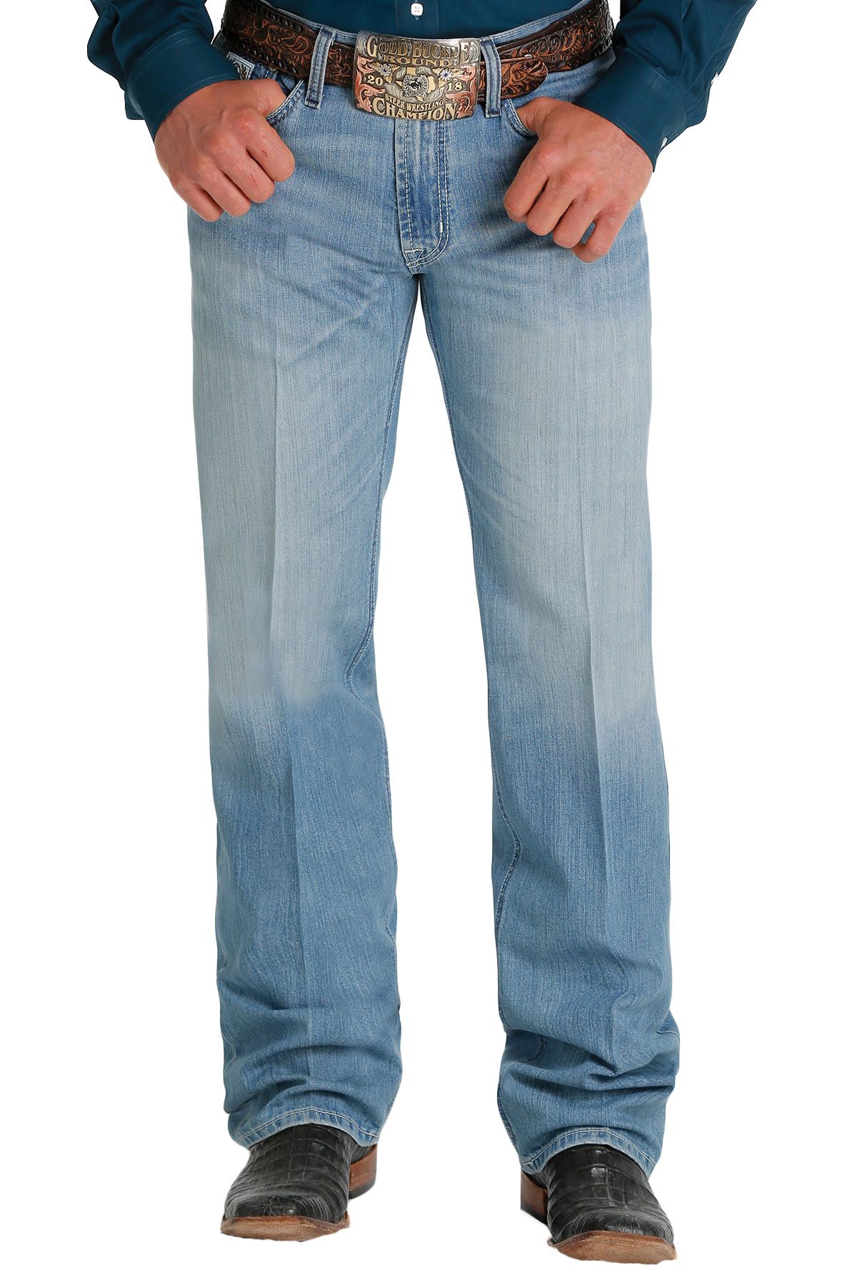 White Label Relaxed Mid Rise Straight Leg Jean In Light Stone