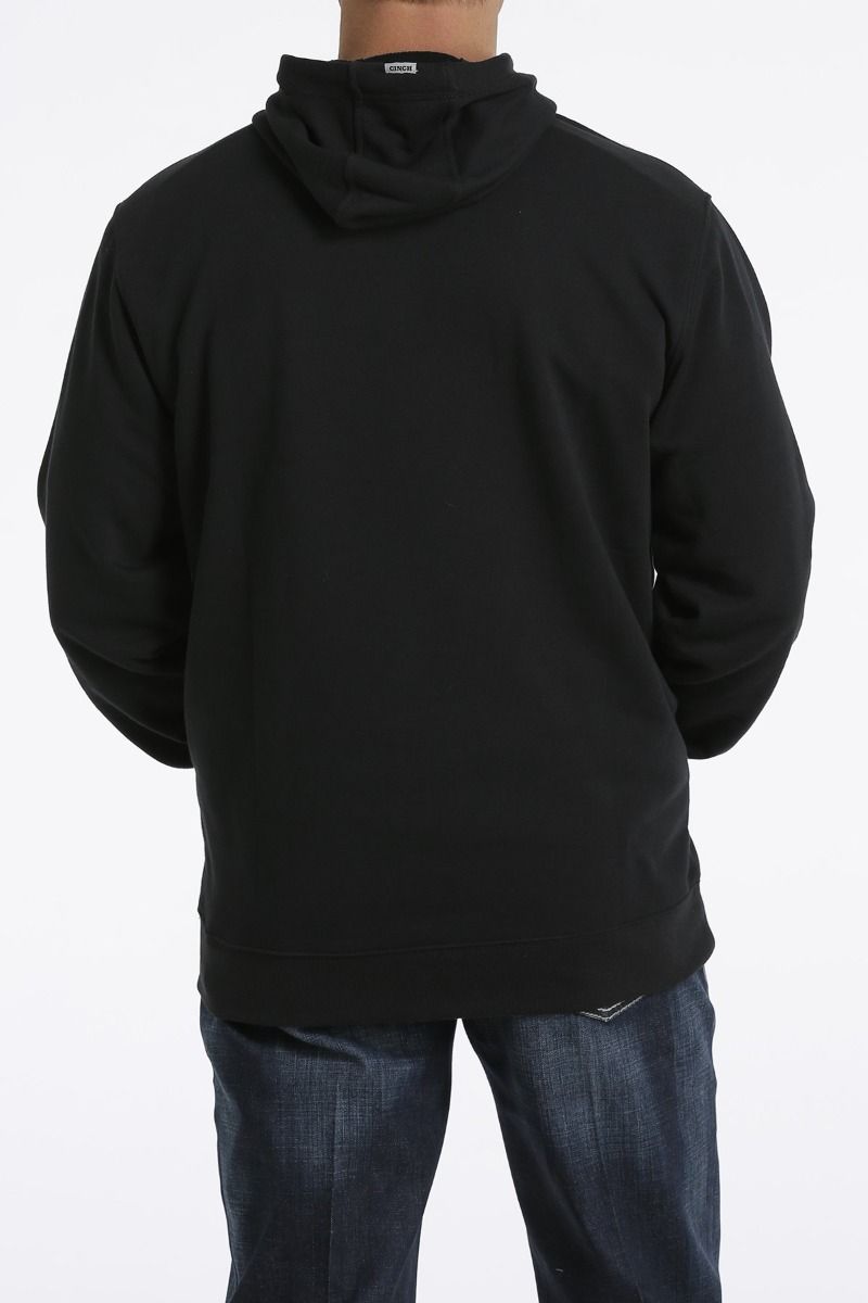 Men's Cinch Hoodie In Black MWK1206021