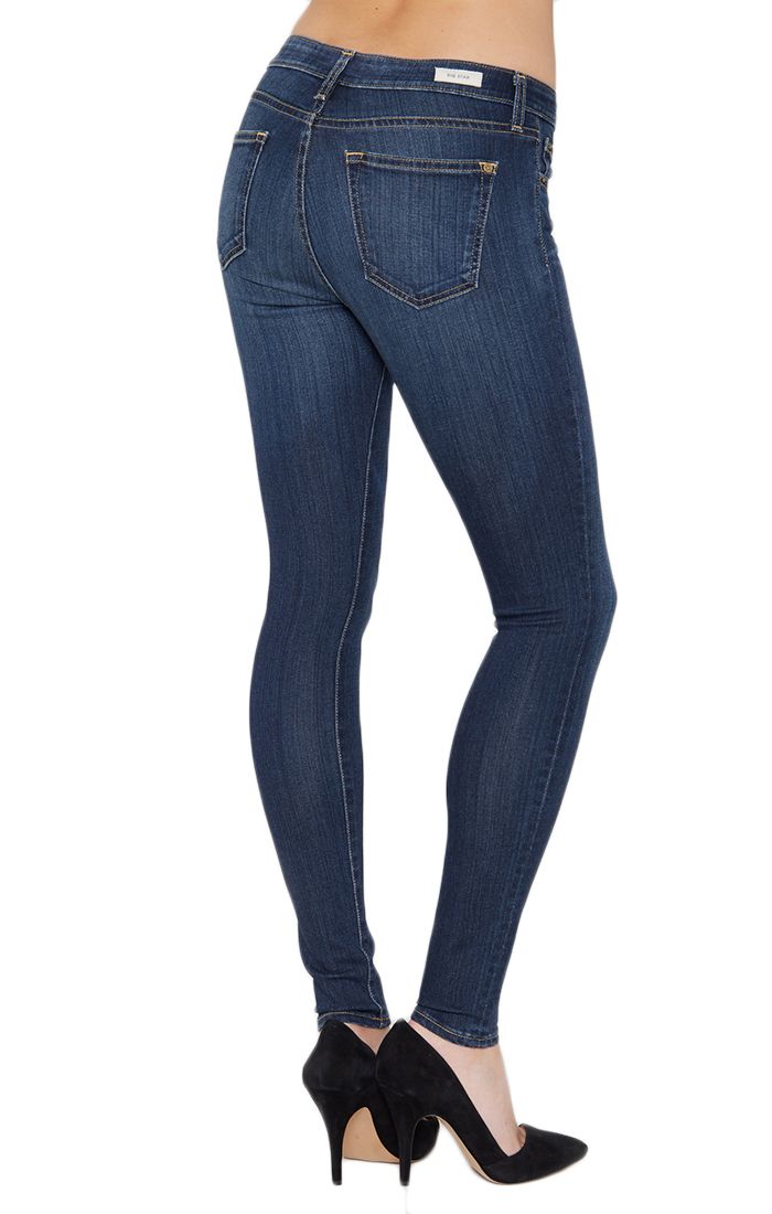 Big Star Alex Mid Rise Skinny Denim in Furay