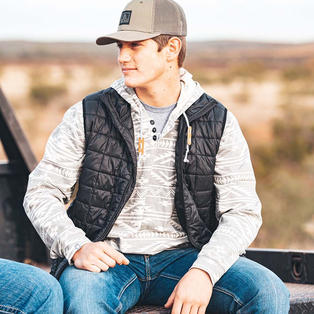 Men's Wesley Vest in Black by STS Ranchwear STS3051L