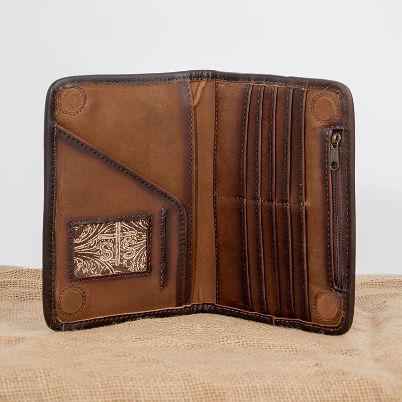 Sts Ranchwear Wallets Women's STS Ranchwear Cowhide Magnetic Wallet STS31168 ...