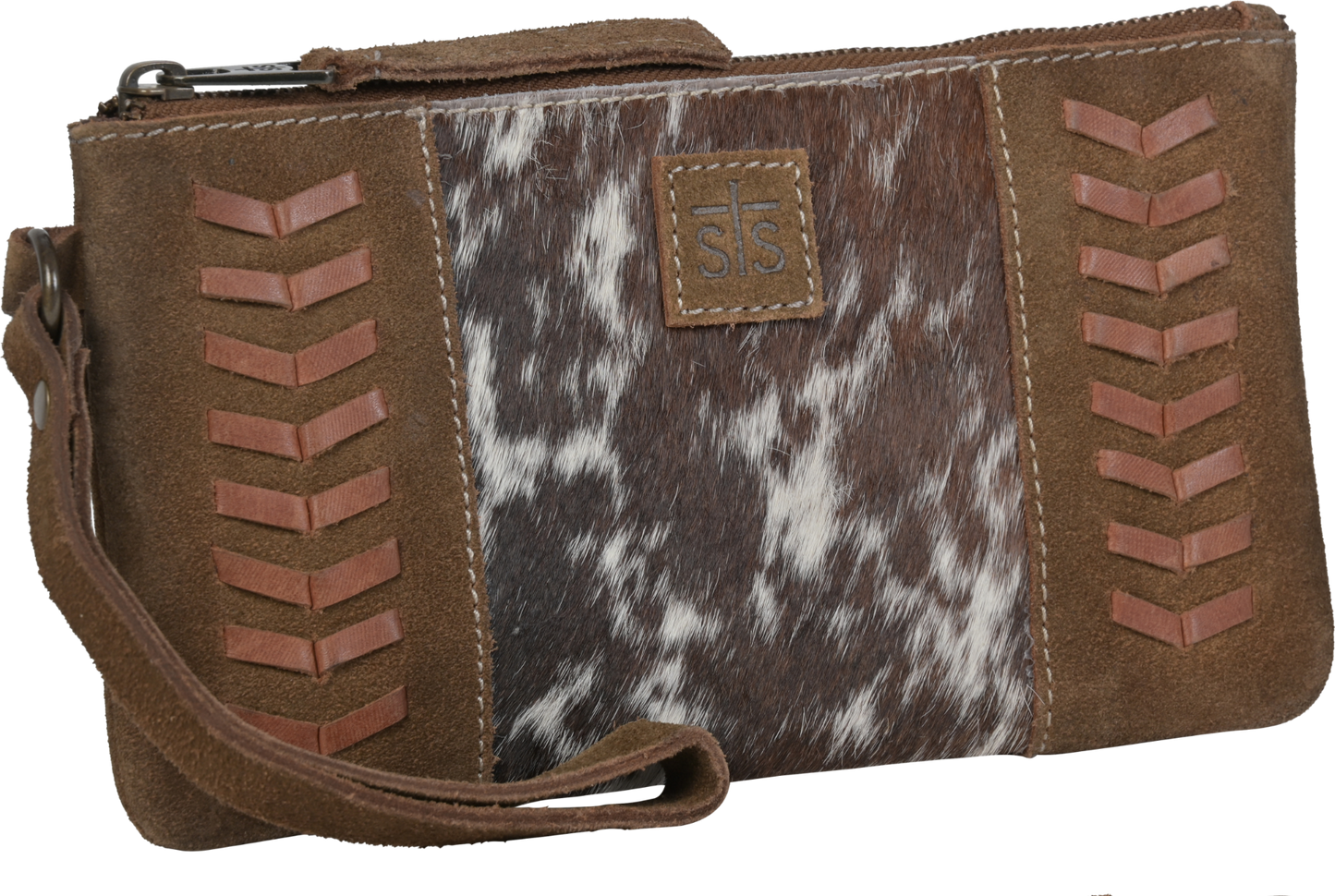 Cowhide Saddle Tramp Wristlet By STS Ranchwear