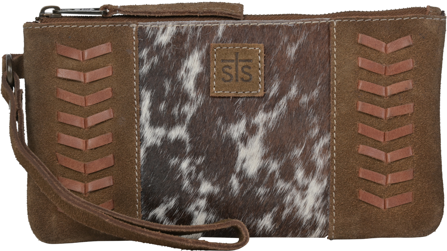 Cowhide Saddle Tramp Wristlet By STS Ranchwear