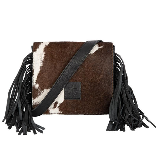 STS Ranchwear  Cowhide Miss Kitty Crossbody in Black