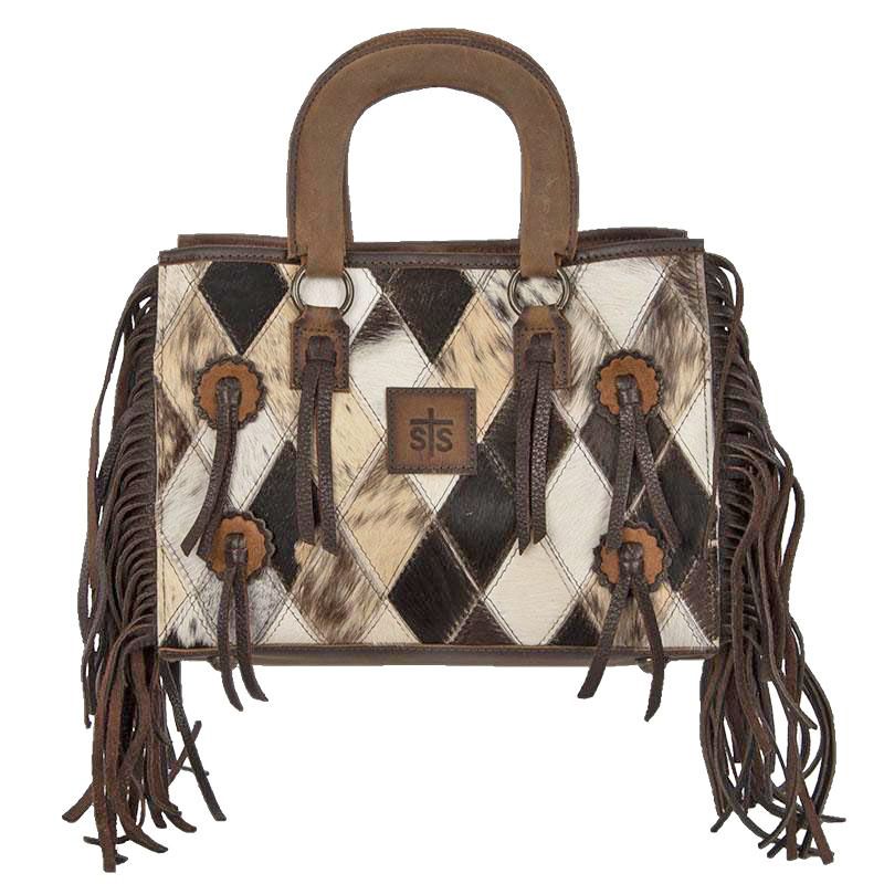 Diamond Cowhide Satchel By STS Ranchwear STS36732