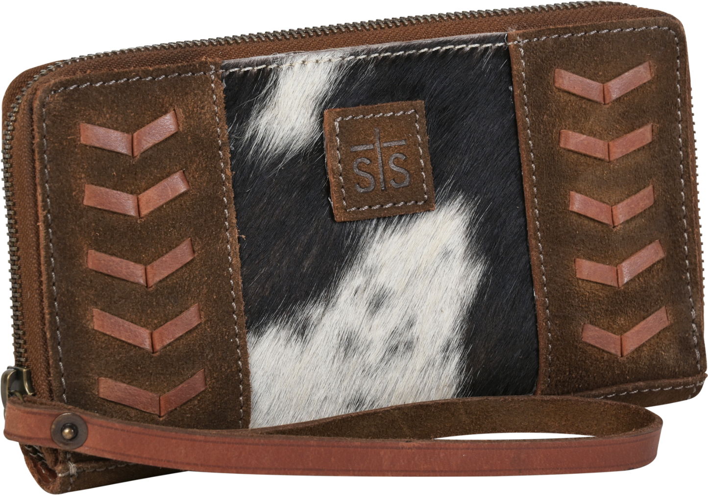 Cowhide Saddle Tramp Bentley Wallet By STS Ranchwear