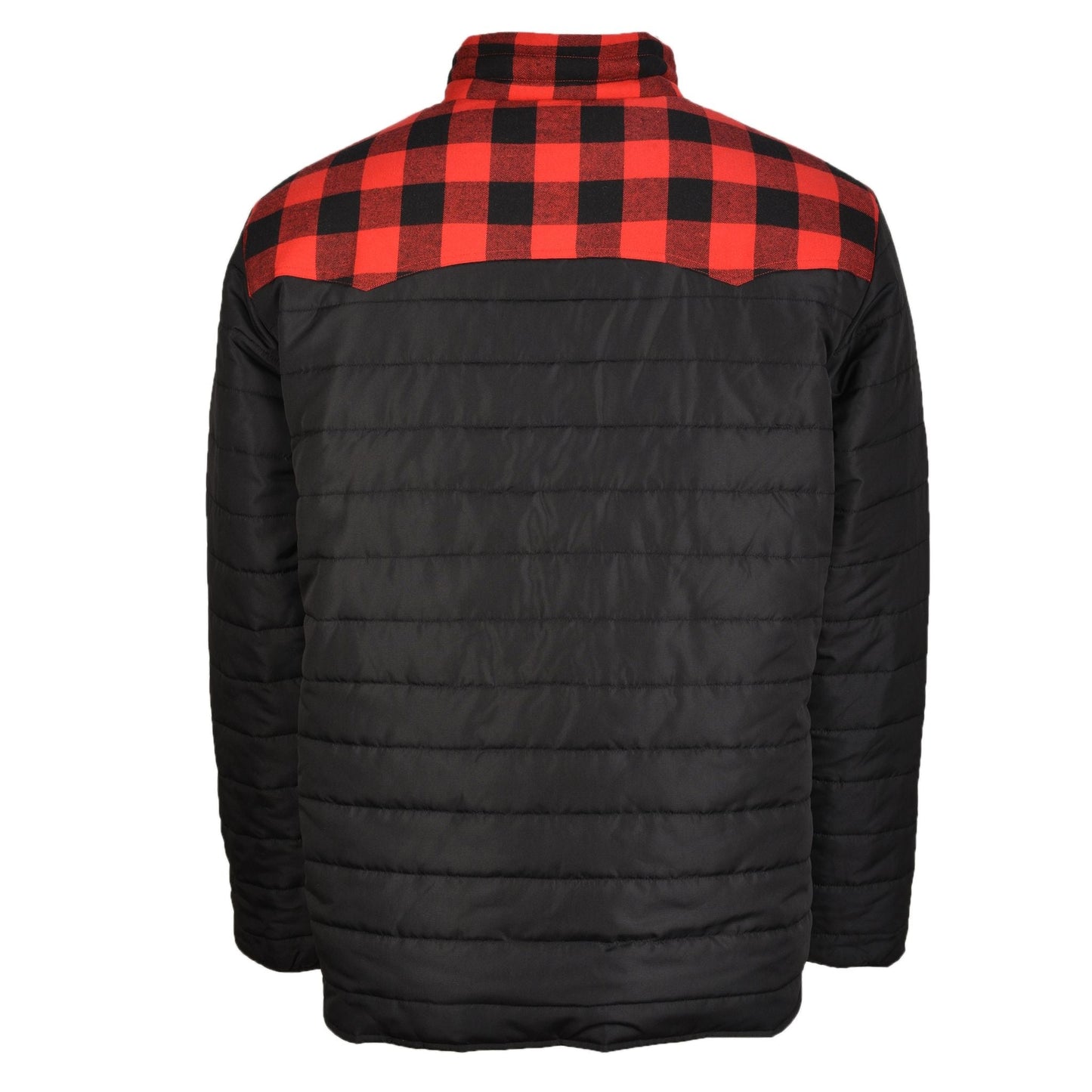 STS Ranchwear Men's River Jacket in Black with Buffalo Plaid