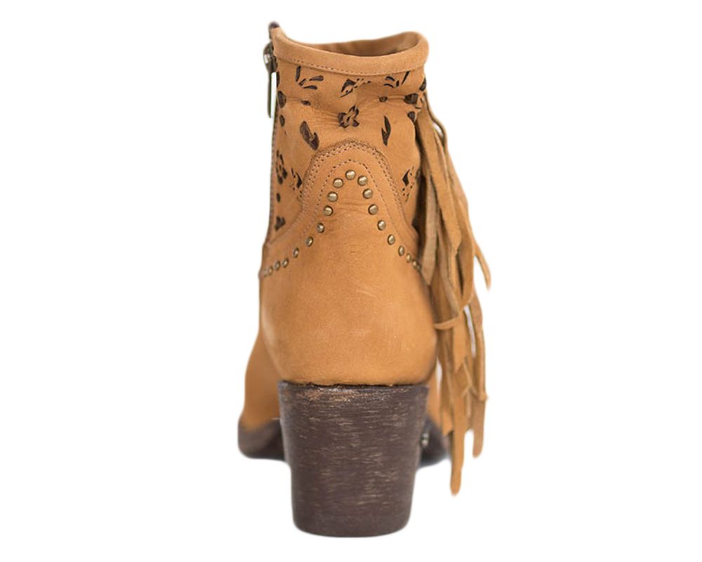 Miss Macie Ana Grace Open Toe Studded Ankle Boot