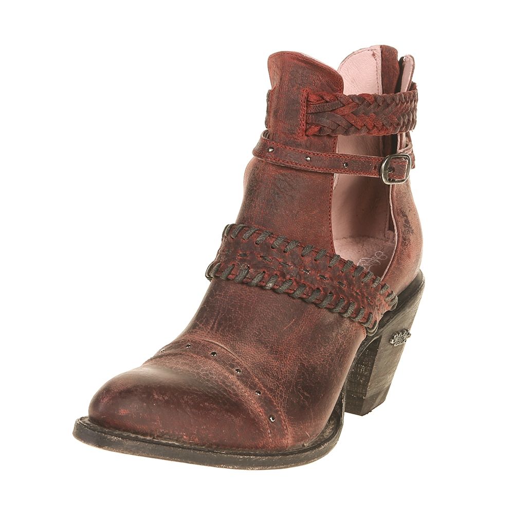 Miss Macie I Dare You Ankle Boot in Red