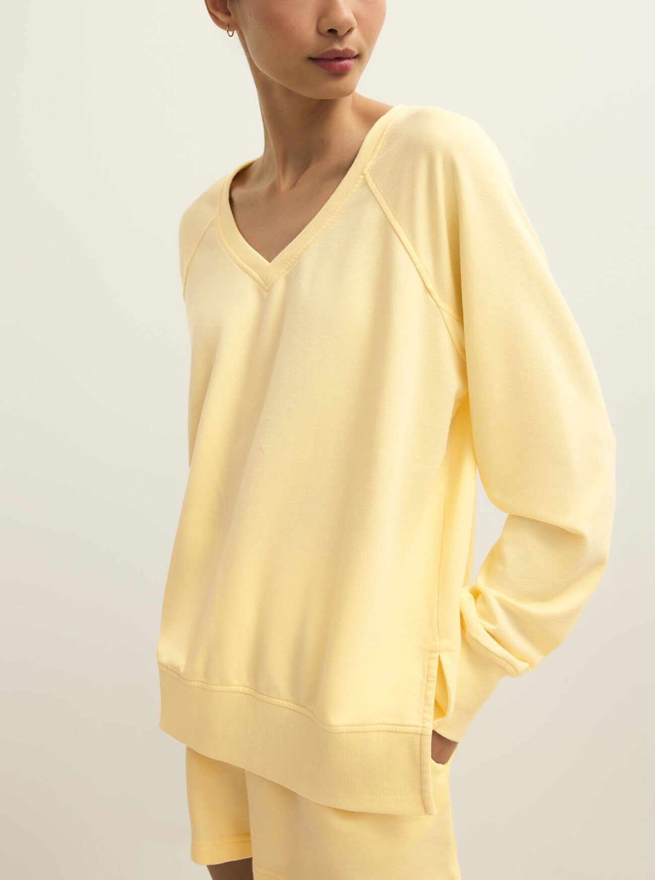 Weekender V-Neck in Sunnyside Yellow