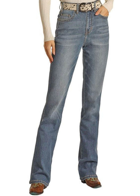 Ladies High Rise Denim Jeans WH-1684