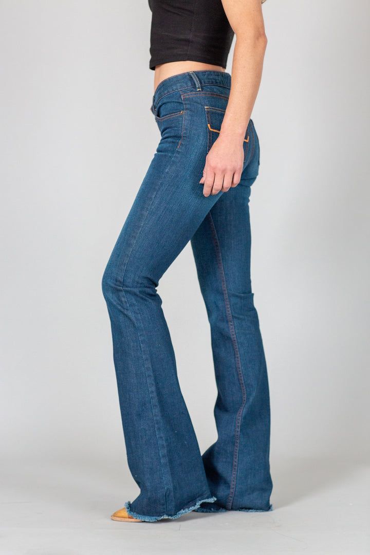 Lola Raw Hem Jean Blue by Kimes Ranch