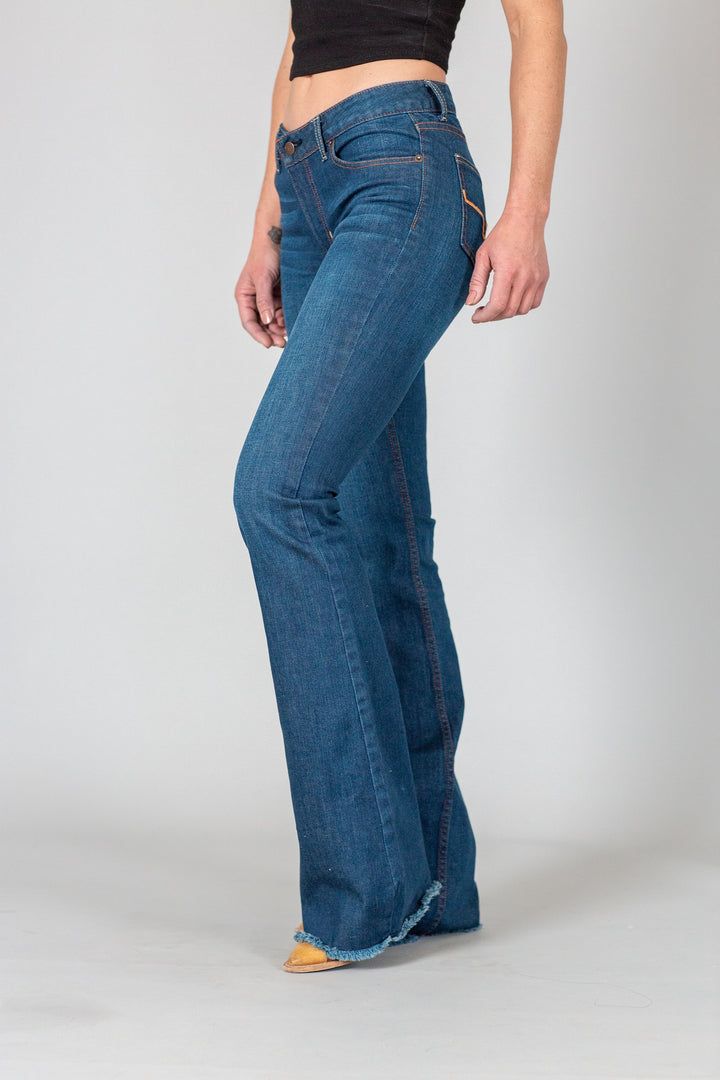 Lola Raw Hem Jean Blue by Kimes Ranch