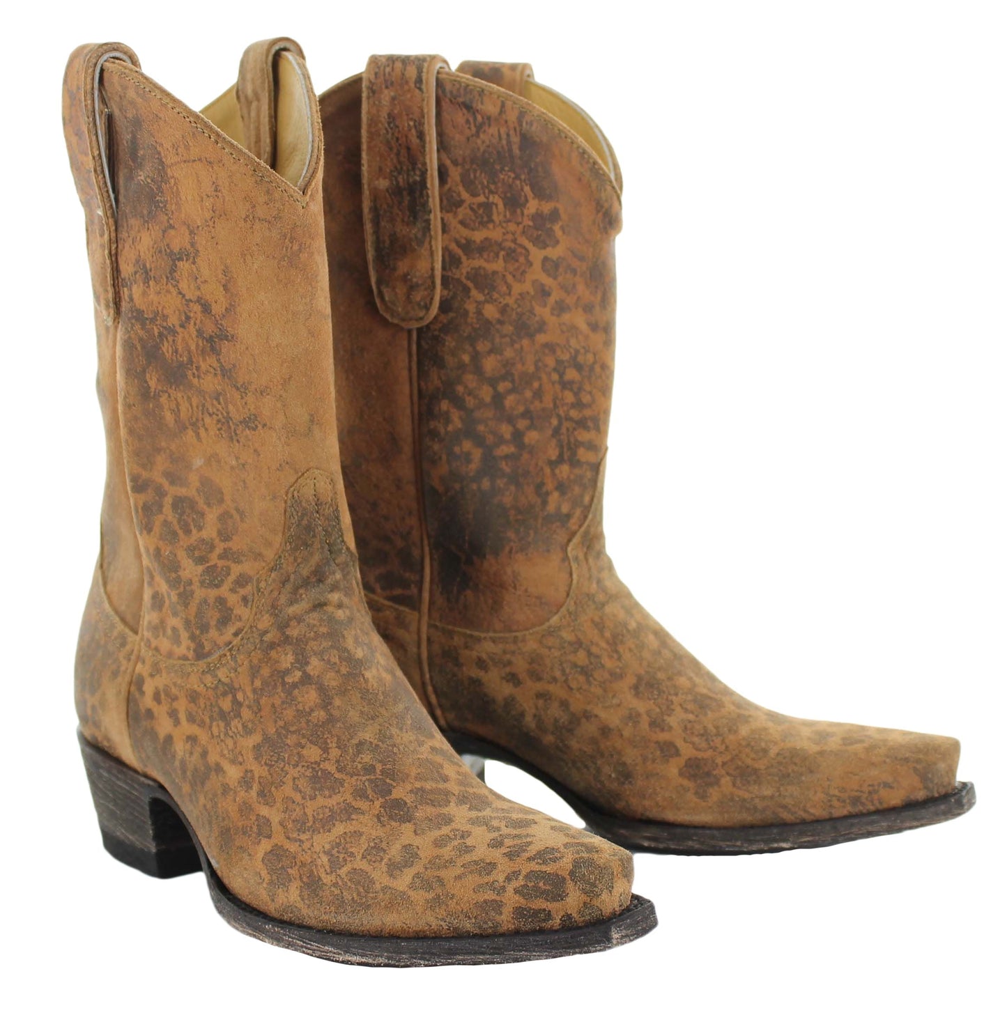 Yippee Ki Yay Leopardito Ochre Boots