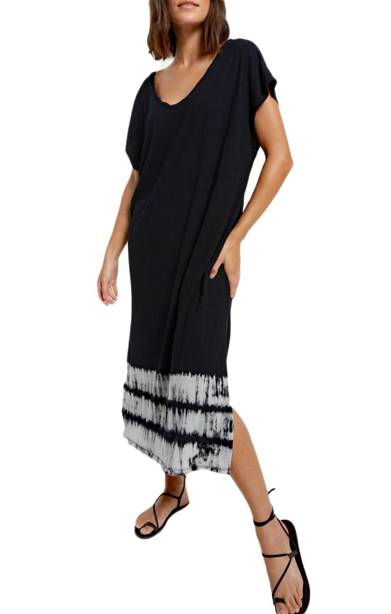 Z Supply Eden Stripe Tie-Dye oversized dress