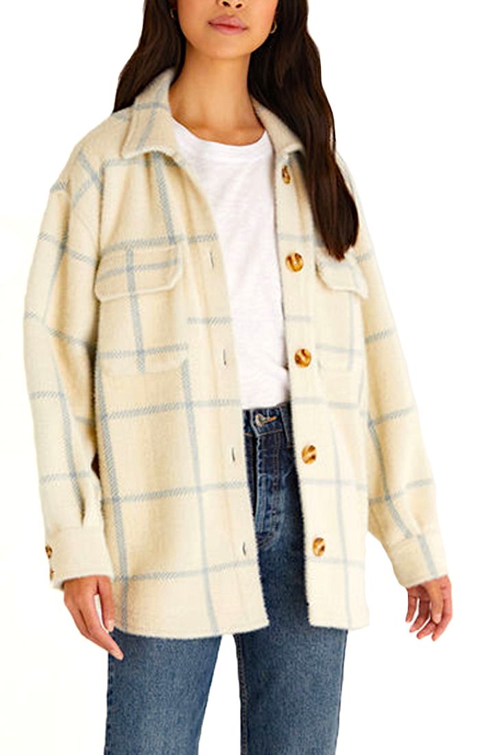 Plaid Tucker Jacket In Sand By Z Supply ZJ213286