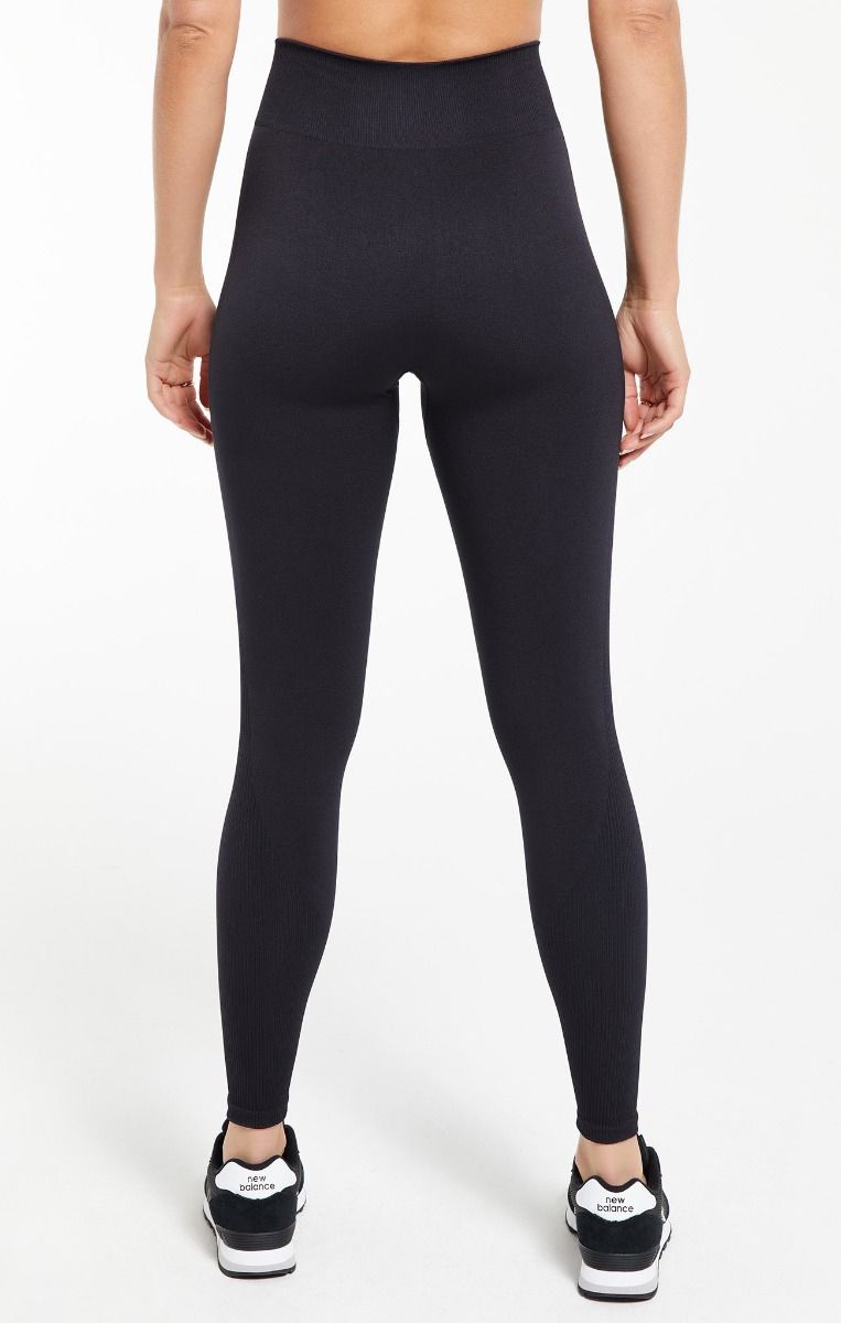 Walk It Out Seamless Legging In Black By Z Supply Zlp213958